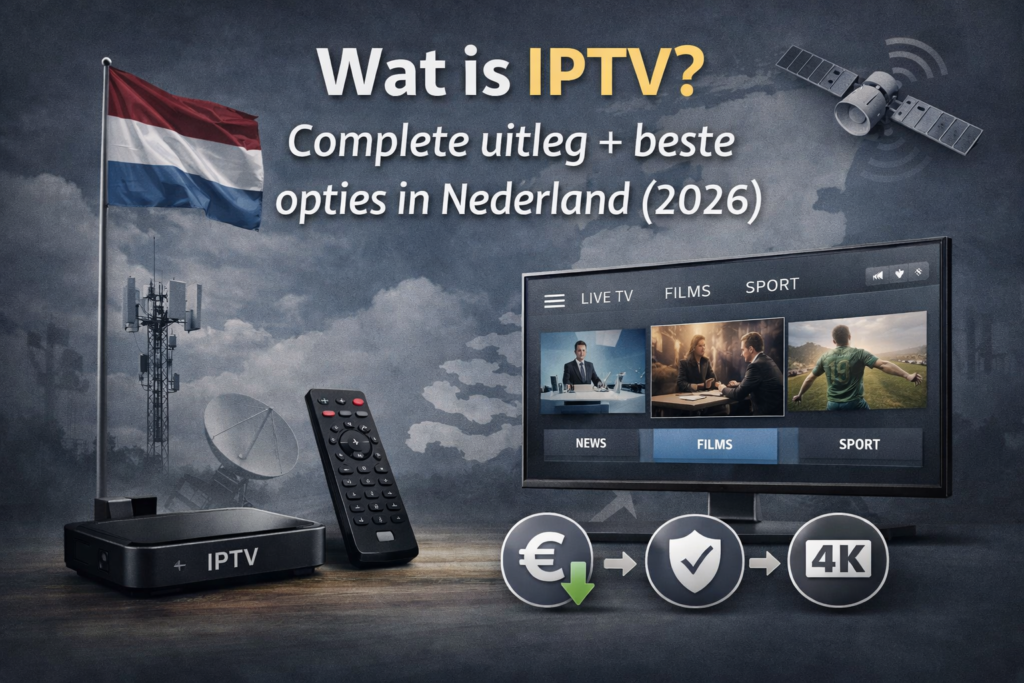 Wat is IPTV? Complete uitleg + beste opties in Nederland (2026)